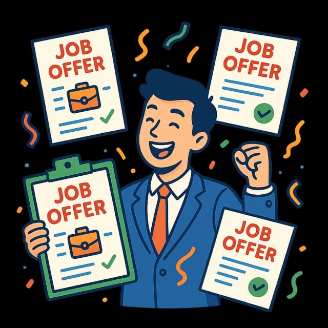 Successful job offers